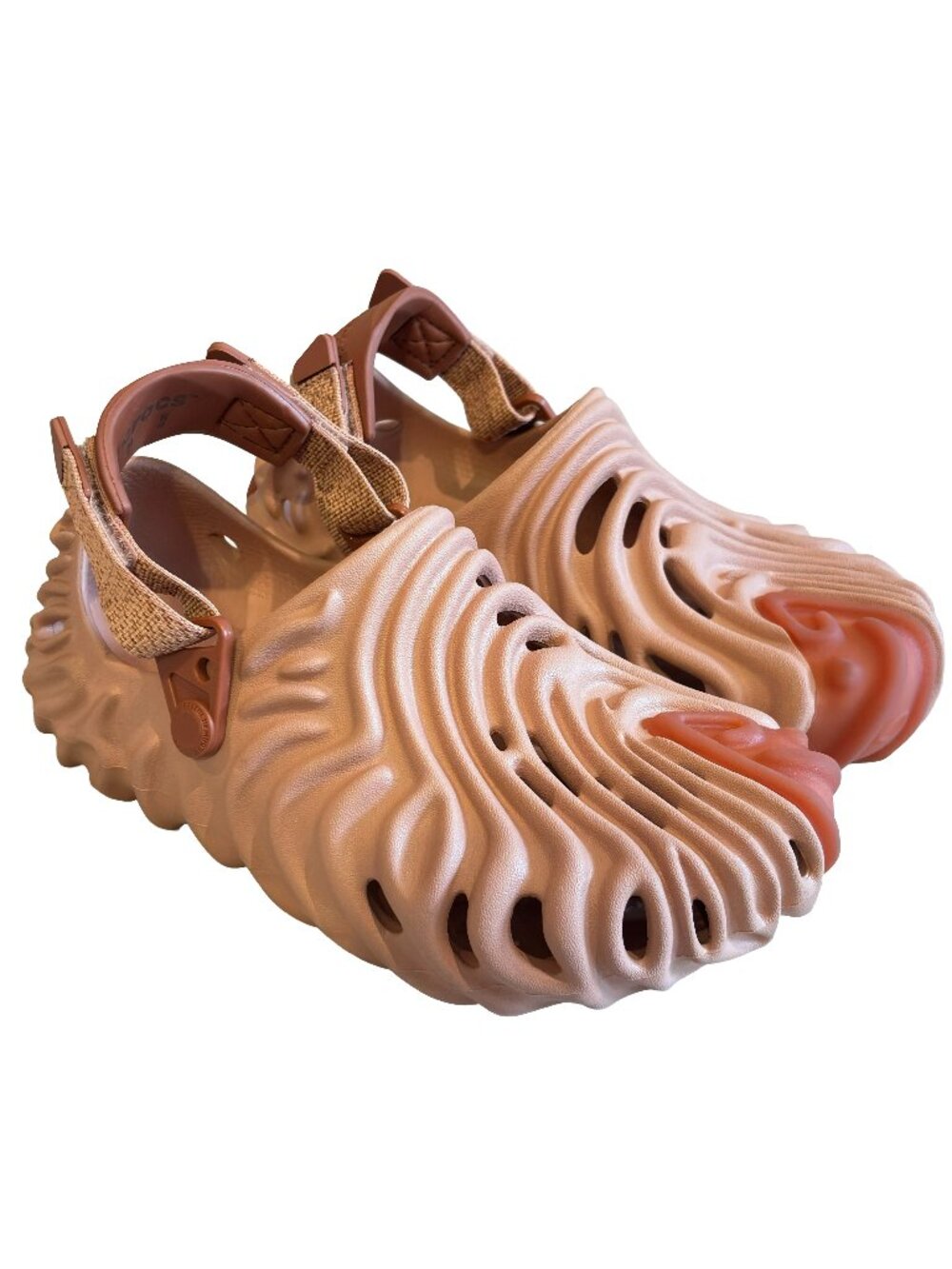 Crocs x Salehe Bembury Pollex Clog Taupe Beige Mens 4 Womens 6 Sandals
